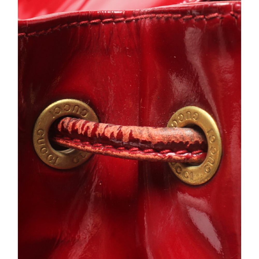 Gucci Bamboo Leather Drawstring Backpack - Picture 5 of 6